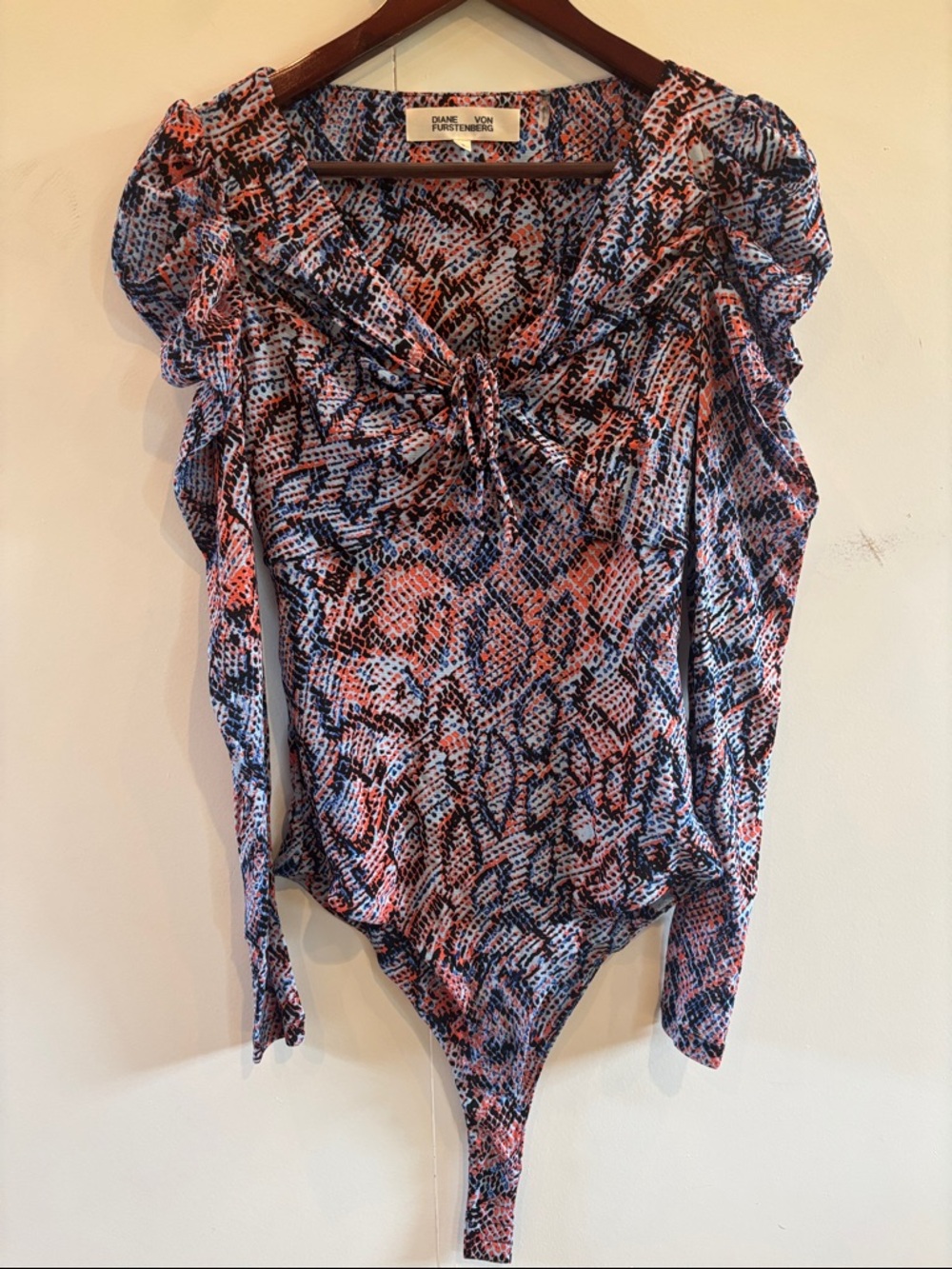 Diane Von Furstenberg Roland Mesh Bodysuit size S and or skirt size 4